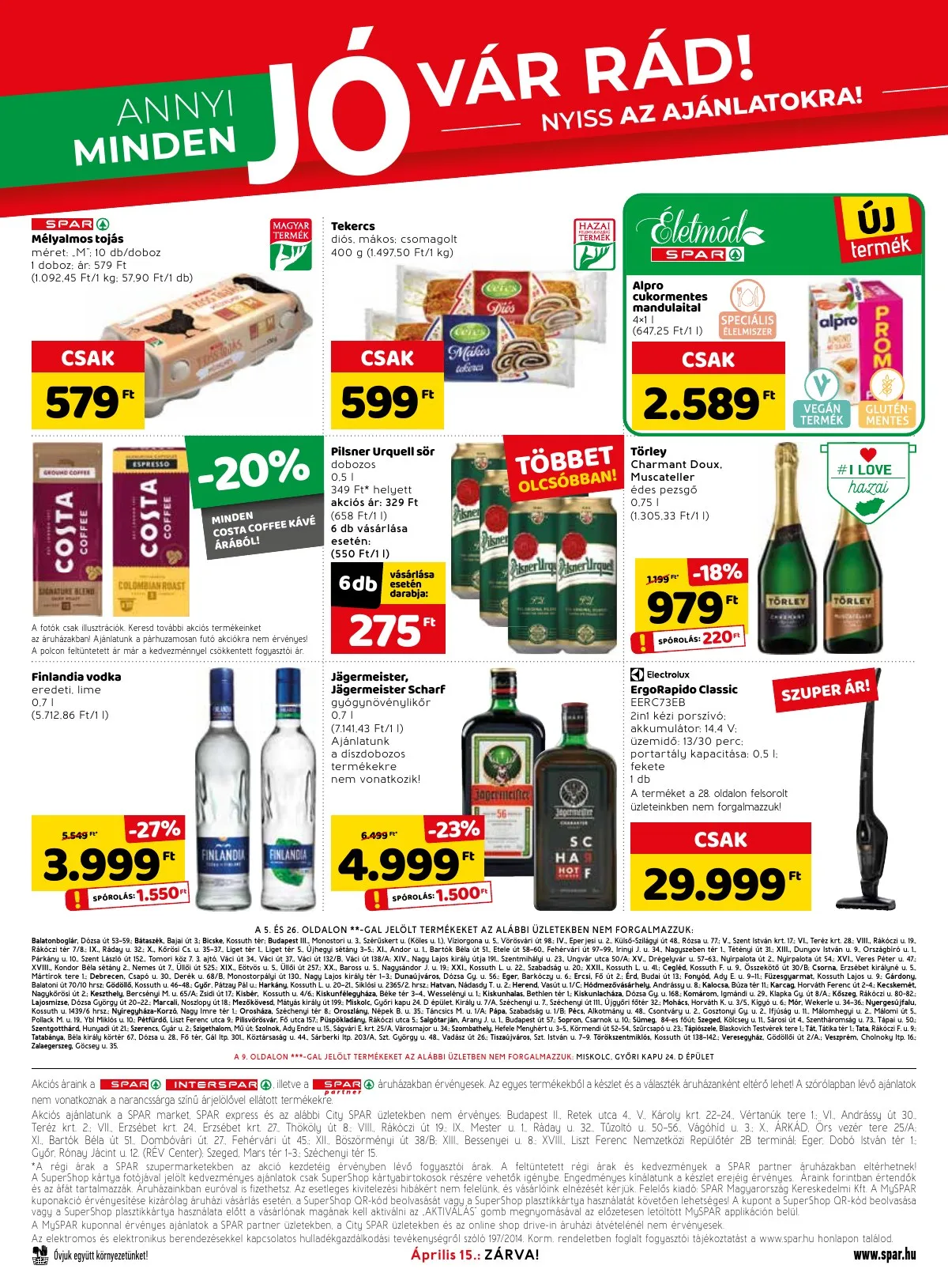 Spar akciós újság 04.07–04.16 – 36. oldal
