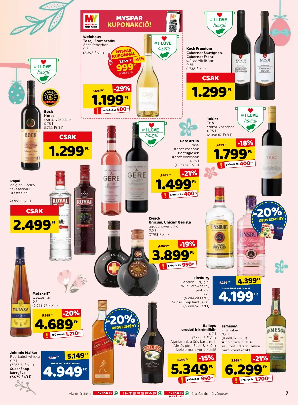 Spar akciós újság 04.07–04.16 – 9. oldal