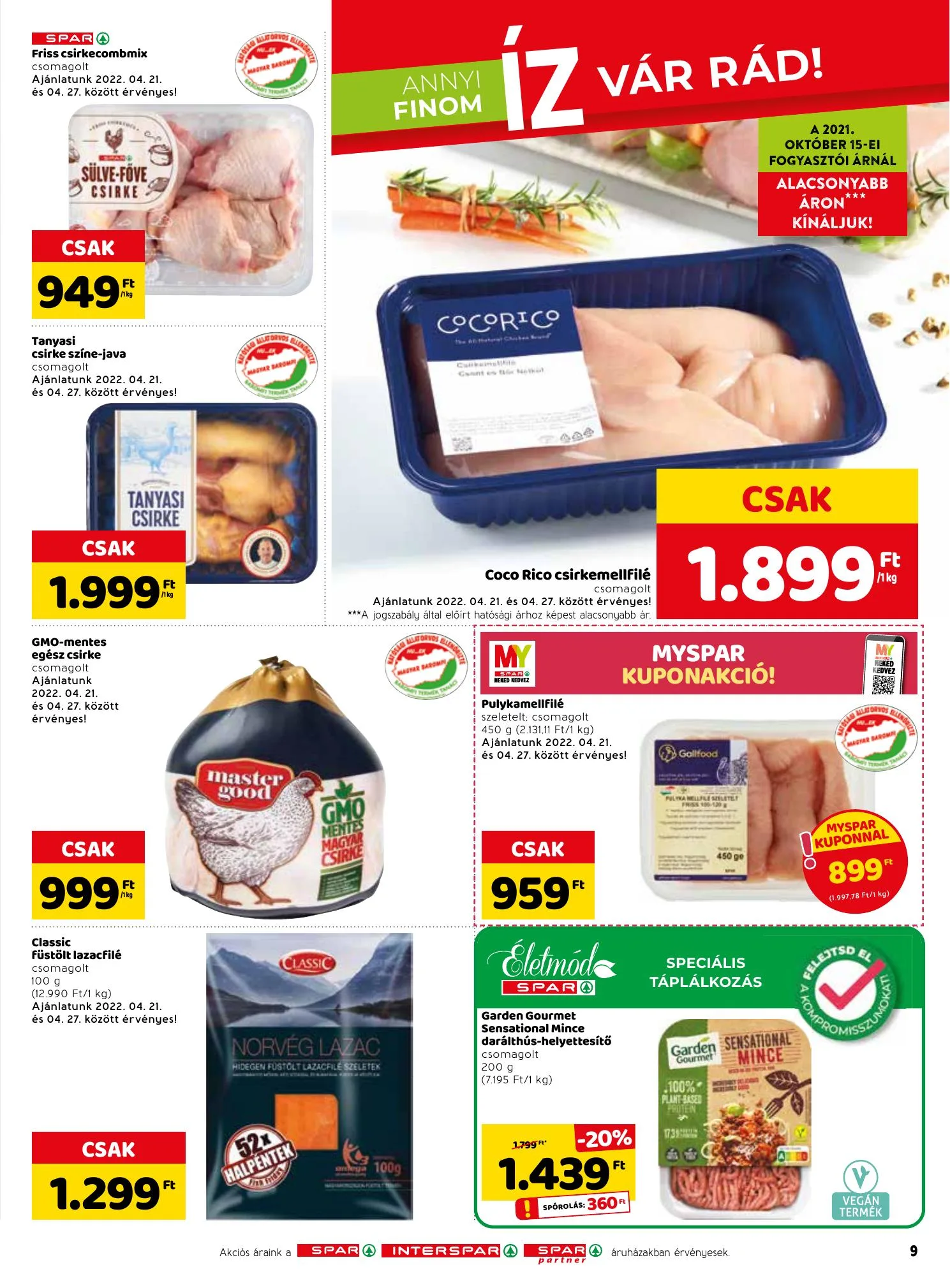 Spar akciós újság 04.20–04.27 – 11. oldal