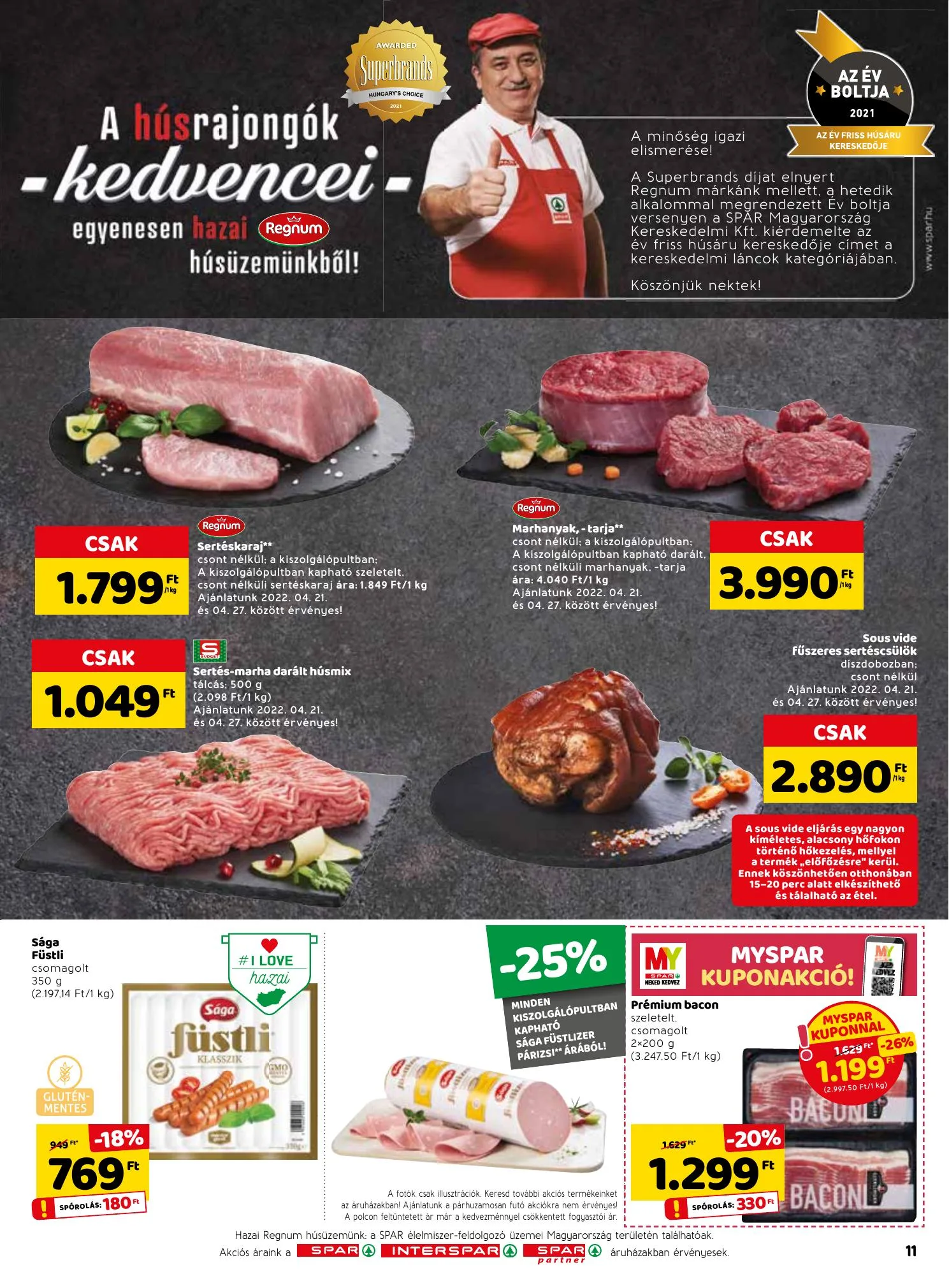 Spar akciós újság 04.20–04.27 – 13. oldal