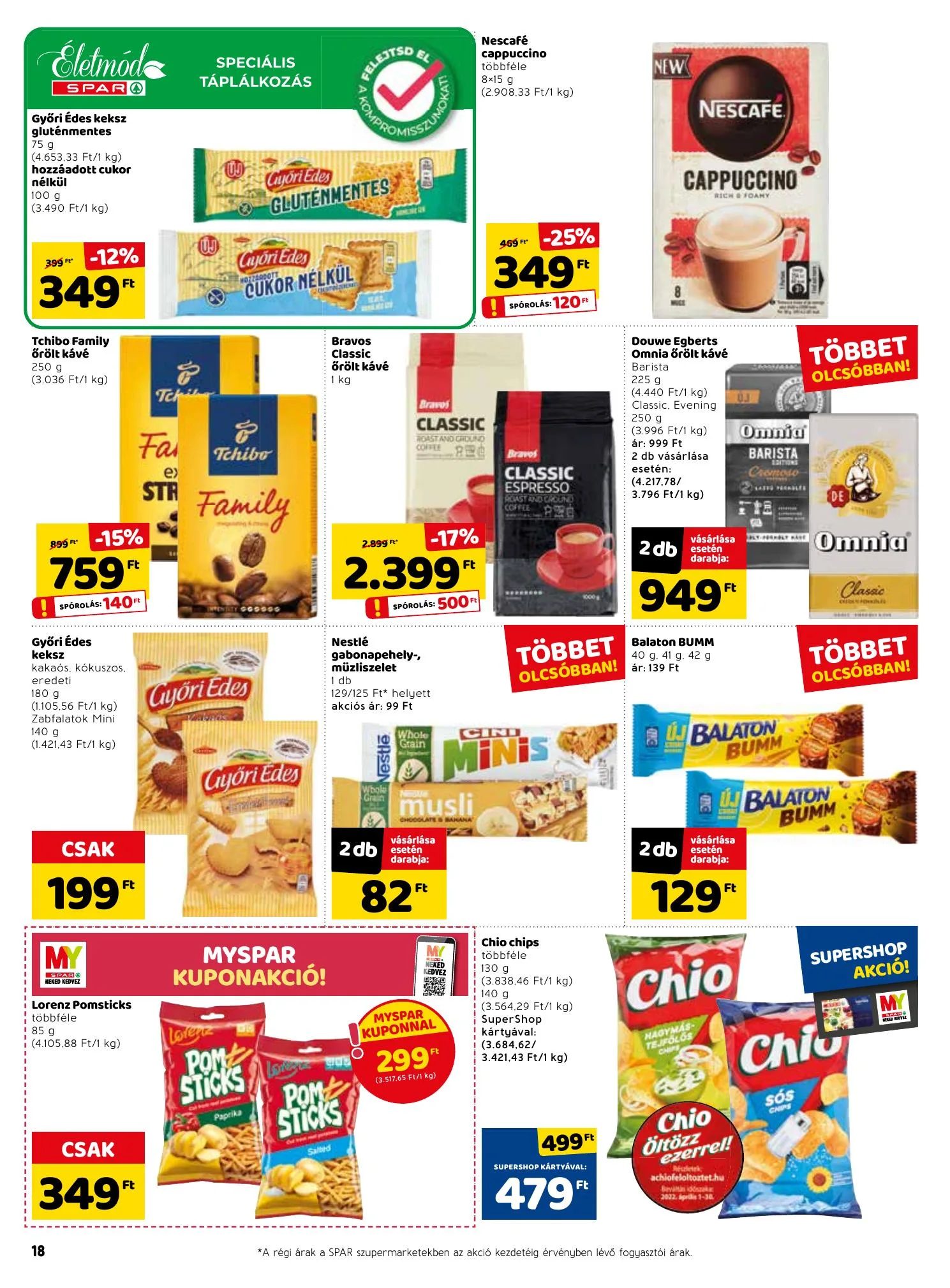Spar akciós újság 04.20–04.27 – 22. oldal