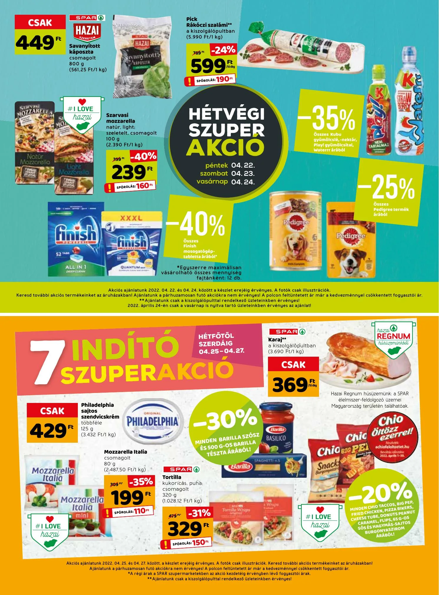 Spar akciós újság 04.20–04.27 – 29. oldal