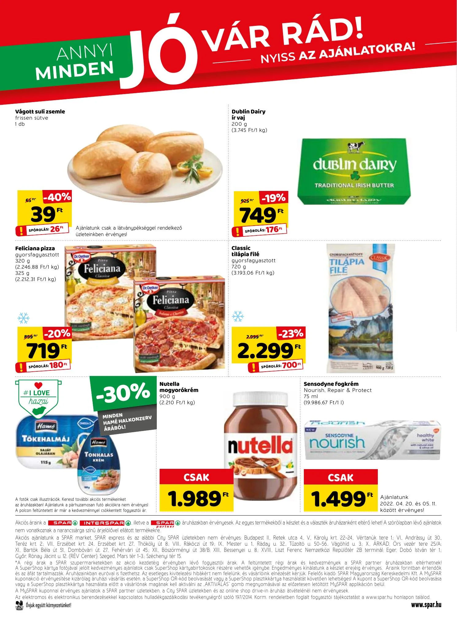 Spar akciós újság 04.20–04.27 – 32. oldal