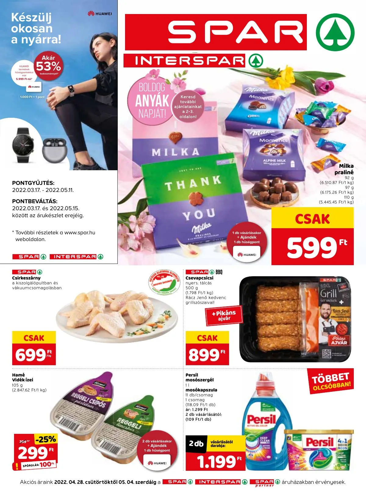 Spar akciós újság 04.28–05.04