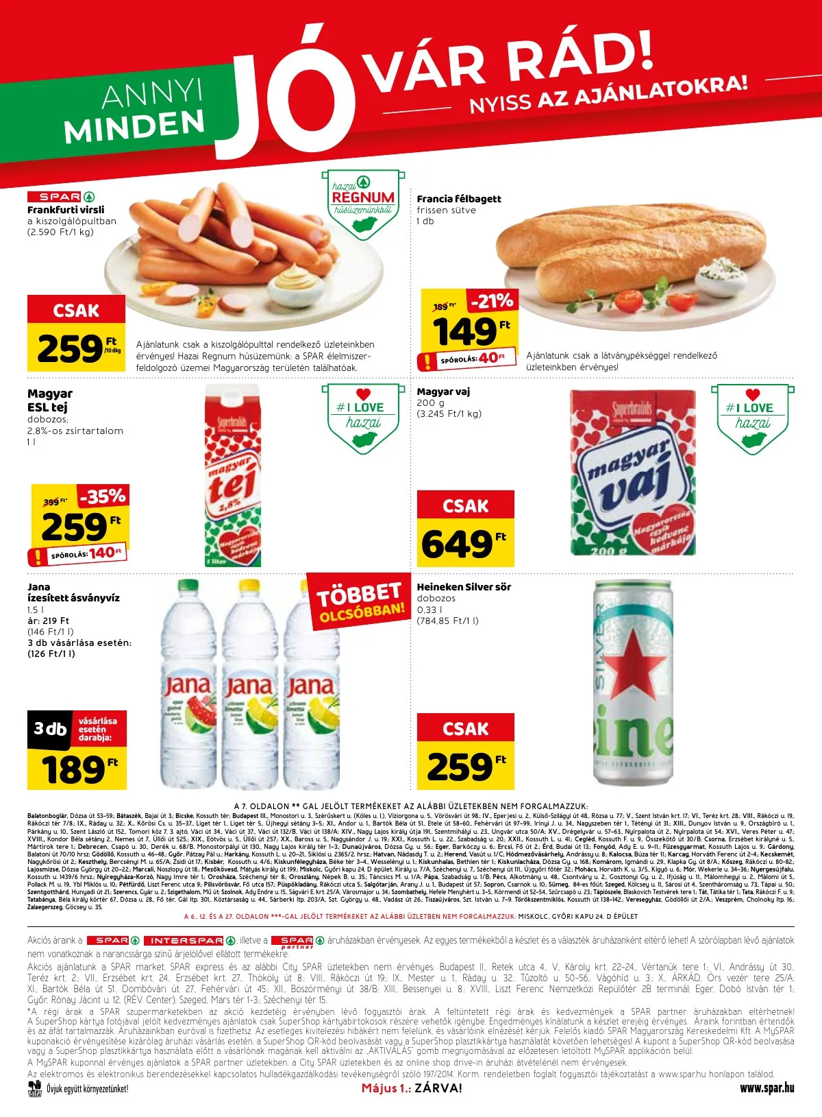 Spar akciós újság 04.28–05.04 – 36. oldal