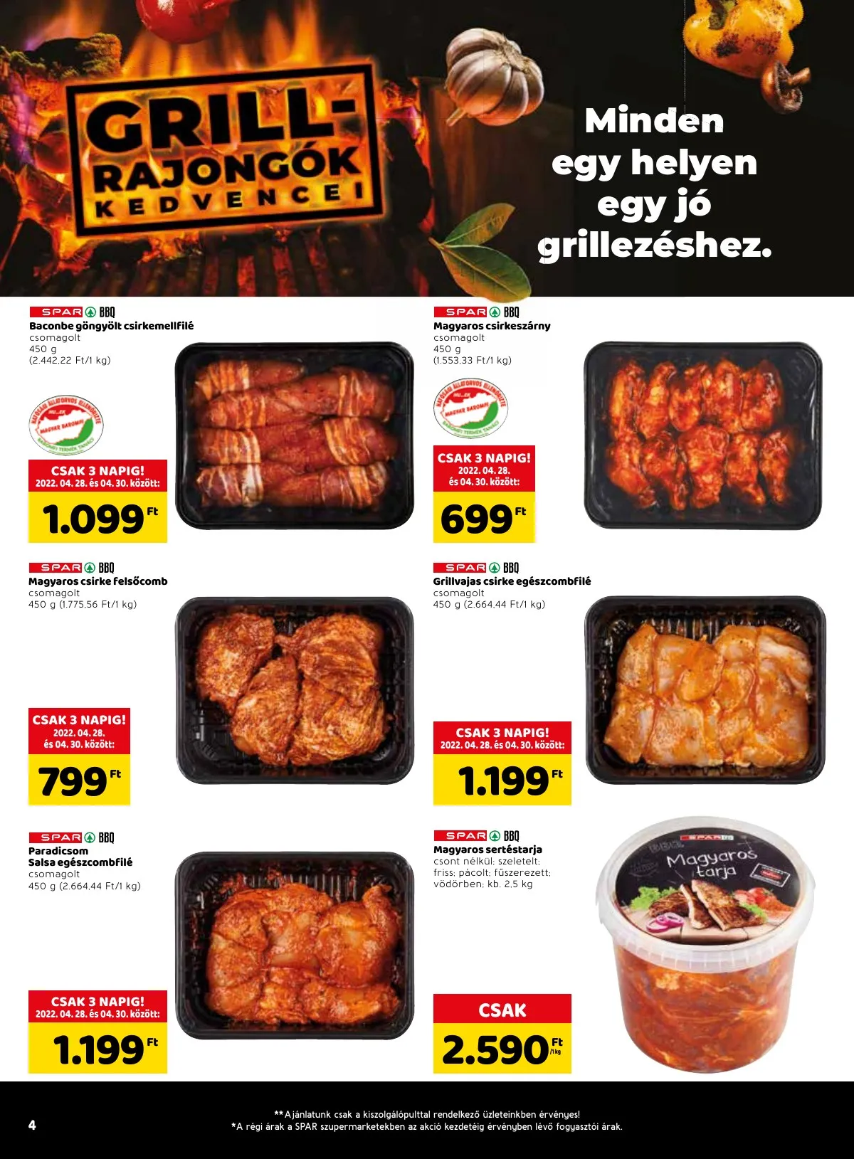 Spar akciós újság 04.28–05.04 – 4. oldal