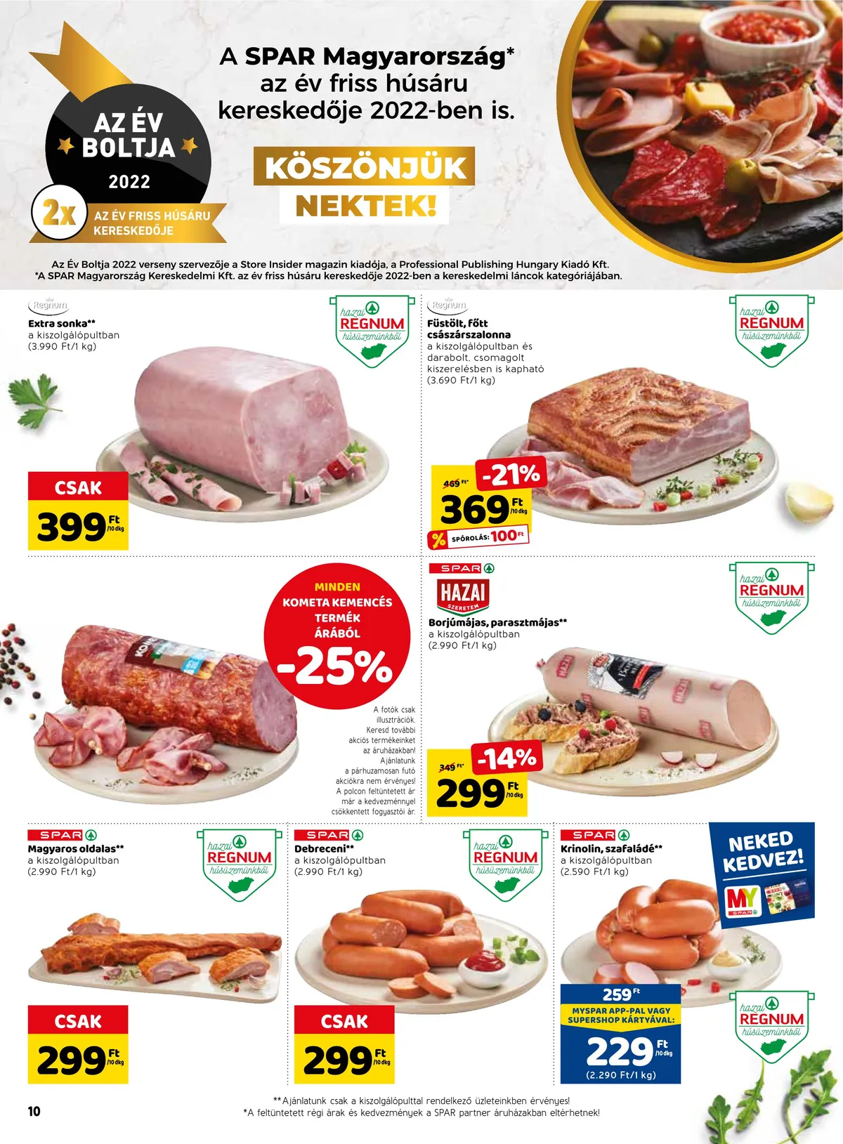 Spar akciós újság 10.13–10.19 – 14. oldal