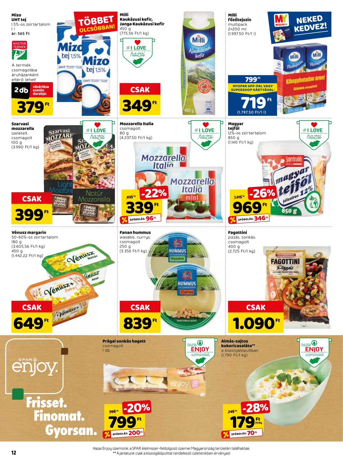 Spar akciós újság 10.13–10.19 – 18. oldal