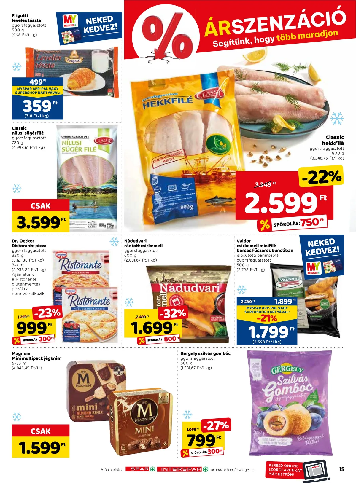 Spar akciós újság 10.13–10.19 – 21. oldal