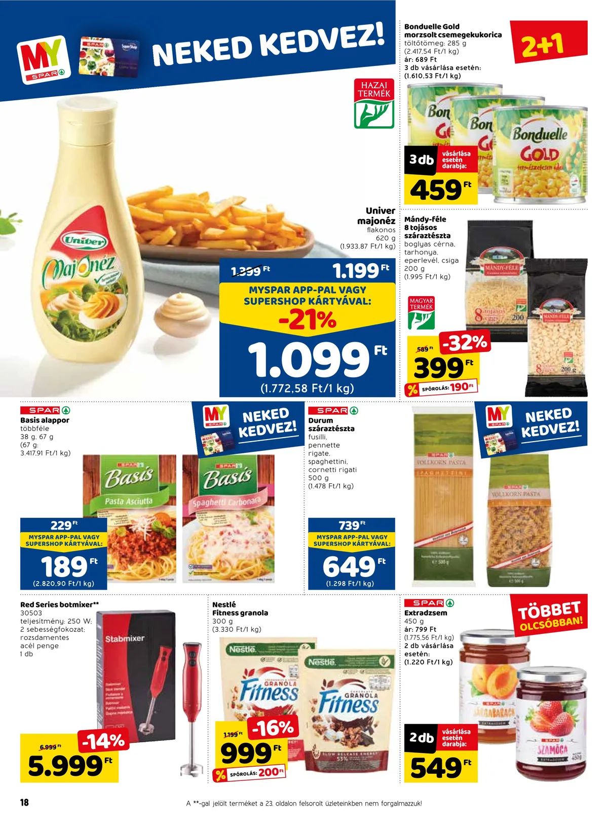 Spar akciós újság 10.13–10.19 – 26. oldal