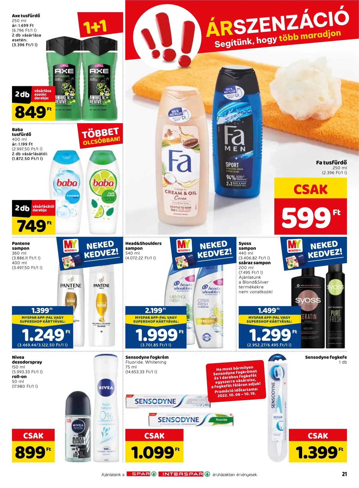 Spar akciós újság 10.13–10.19 – 29. oldal