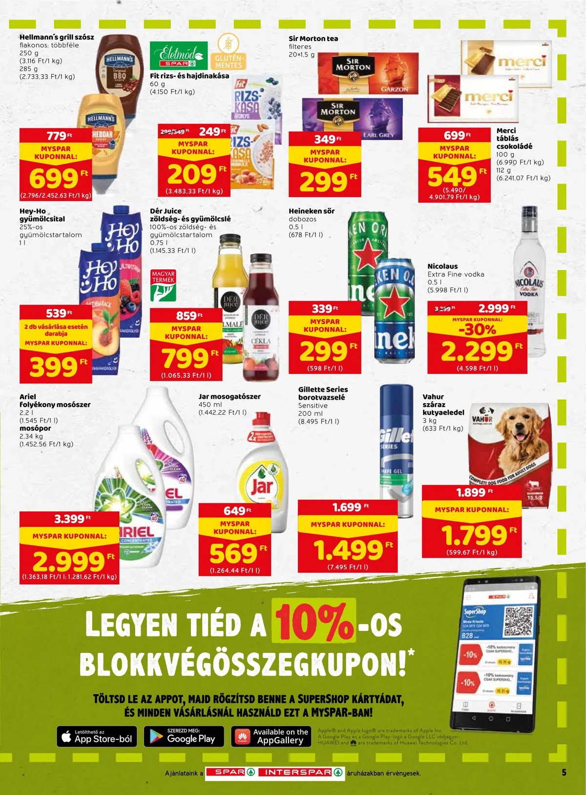 Spar akciós újság 10.13–10.19 – 7. oldal