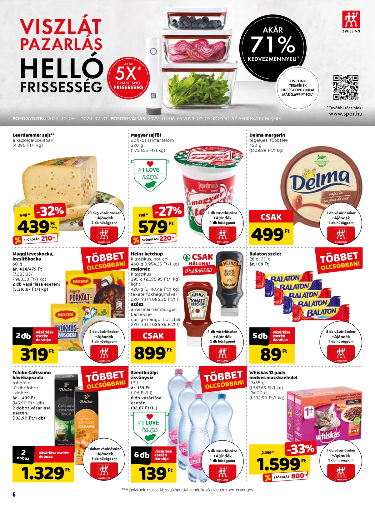 Spar akciós újság 10.13–10.19 – 8. oldal