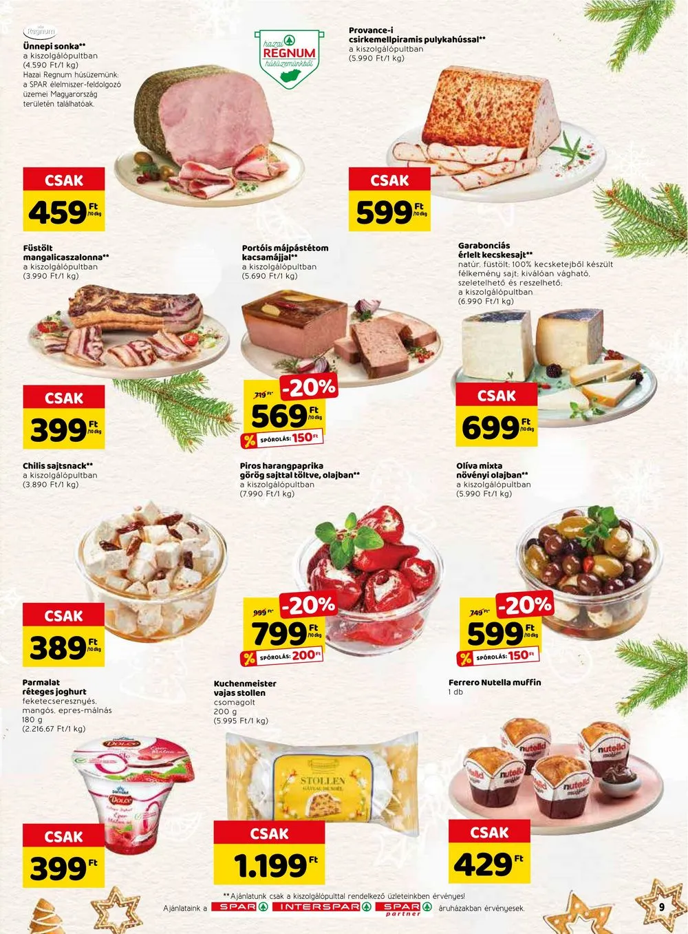 Spar akciós újság 12.15–12.24 – 15. oldal