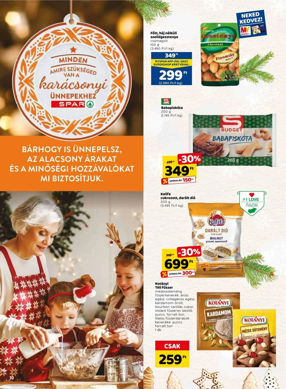 Spar akciós újság 12.15–12.24 – 18. oldal