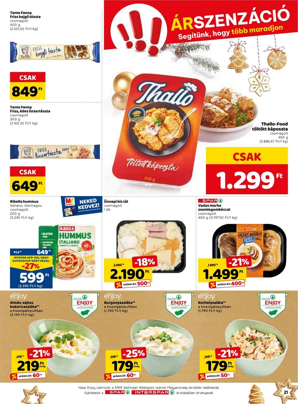 Spar akciós újság 12.15–12.24 – 35. oldal