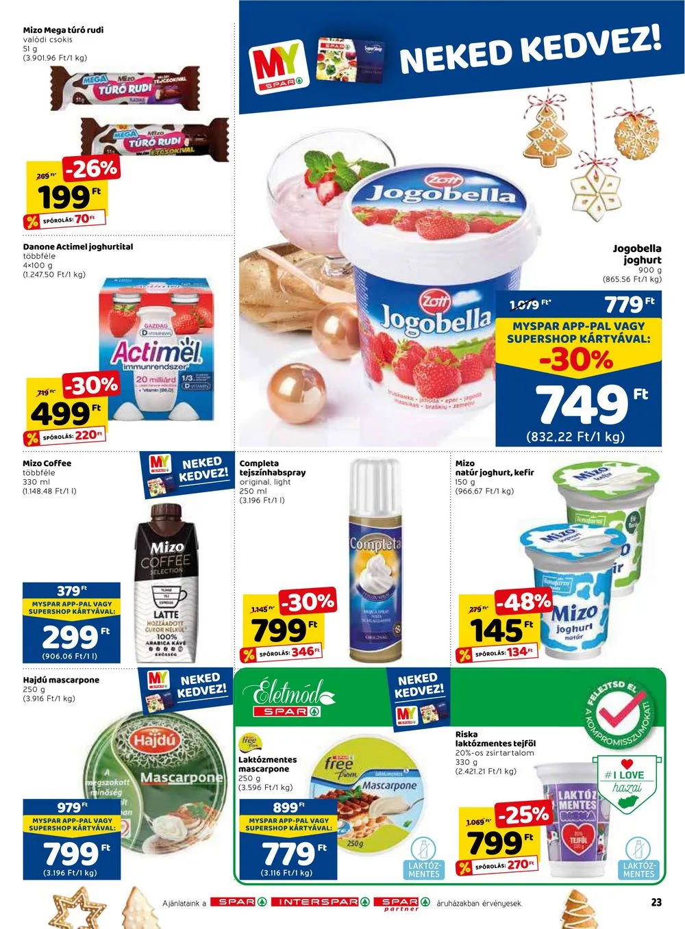 Spar akciós újság 12.15–12.24 – 39. oldal