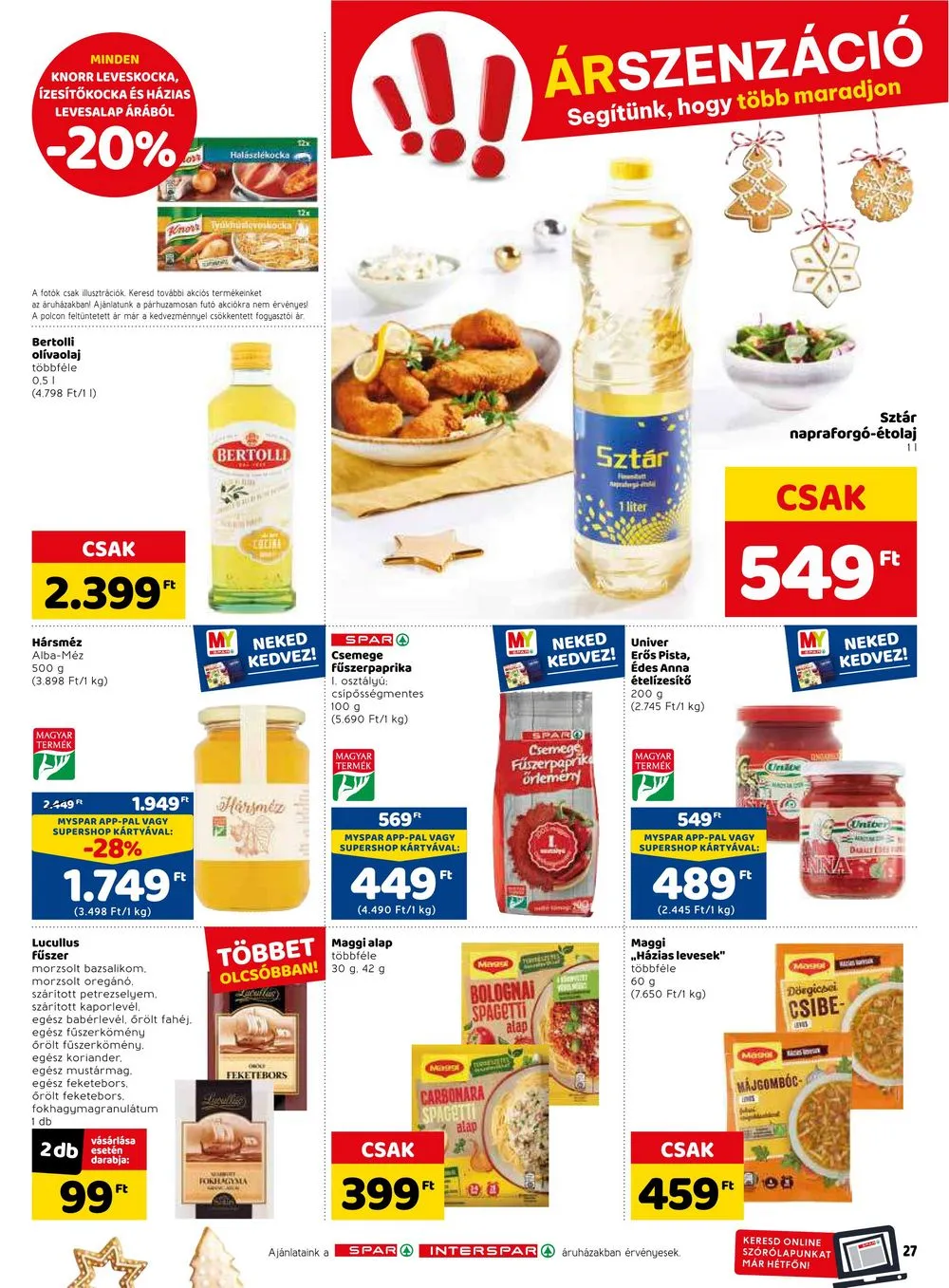 Spar akciós újság 12.15–12.24 – 45. oldal
