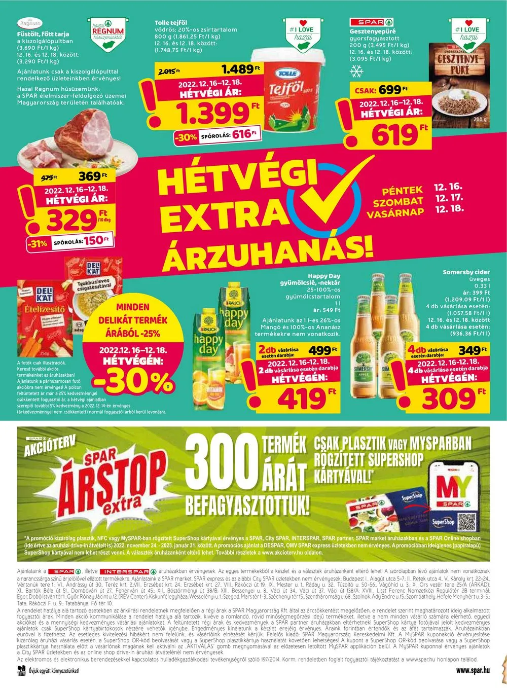 Spar akciós újság 12.15–12.24 – 52. oldal