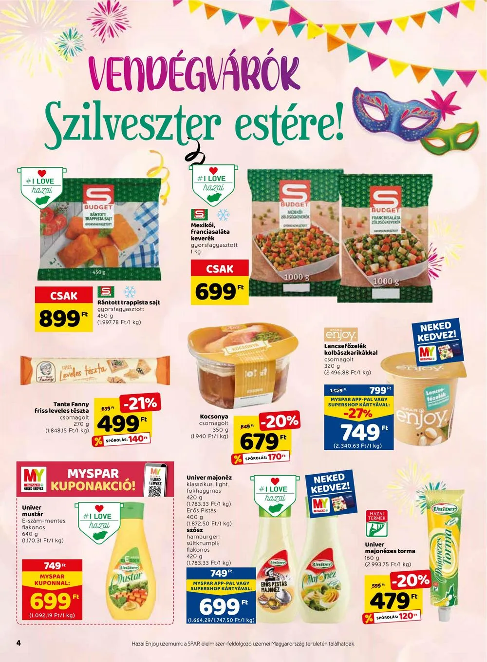 Spar akciós újság 12.27–12.31 – 10. oldal