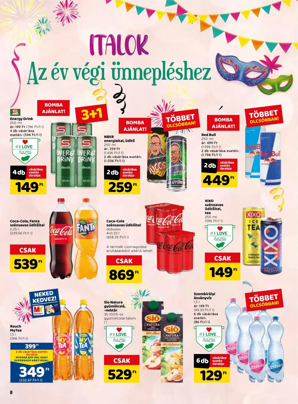 Spar akciós újság 12.27–12.31 – 18. oldal