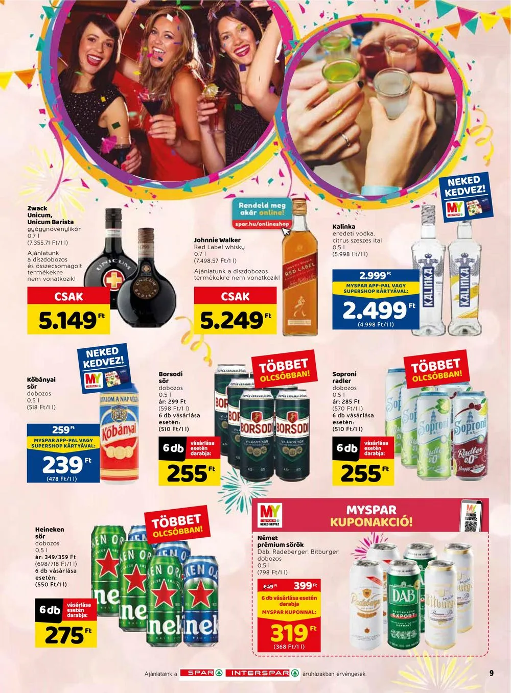 Spar akciós újság 12.27–12.31 – 19. oldal