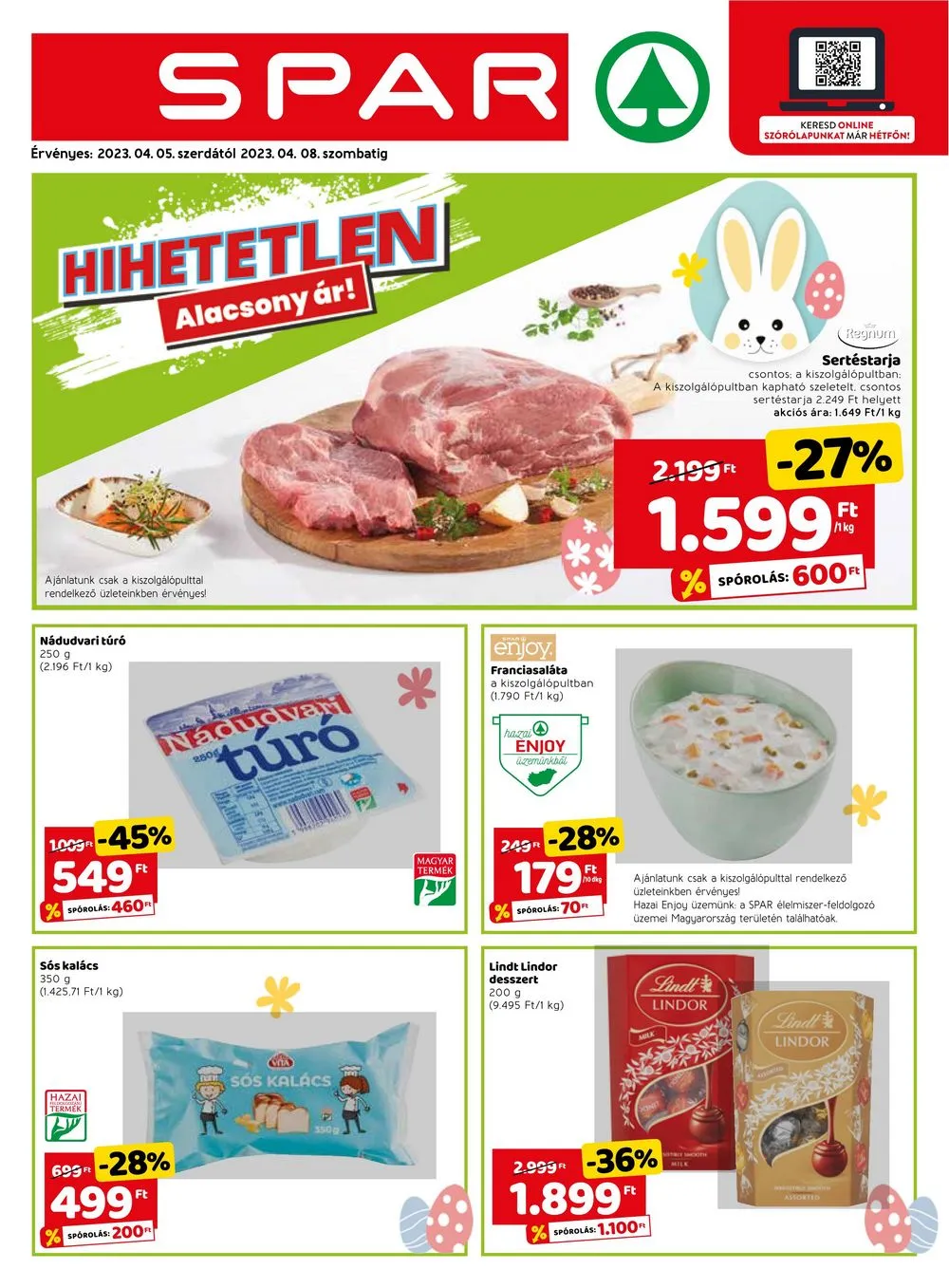 Spar akciós újság 04.05–04.08