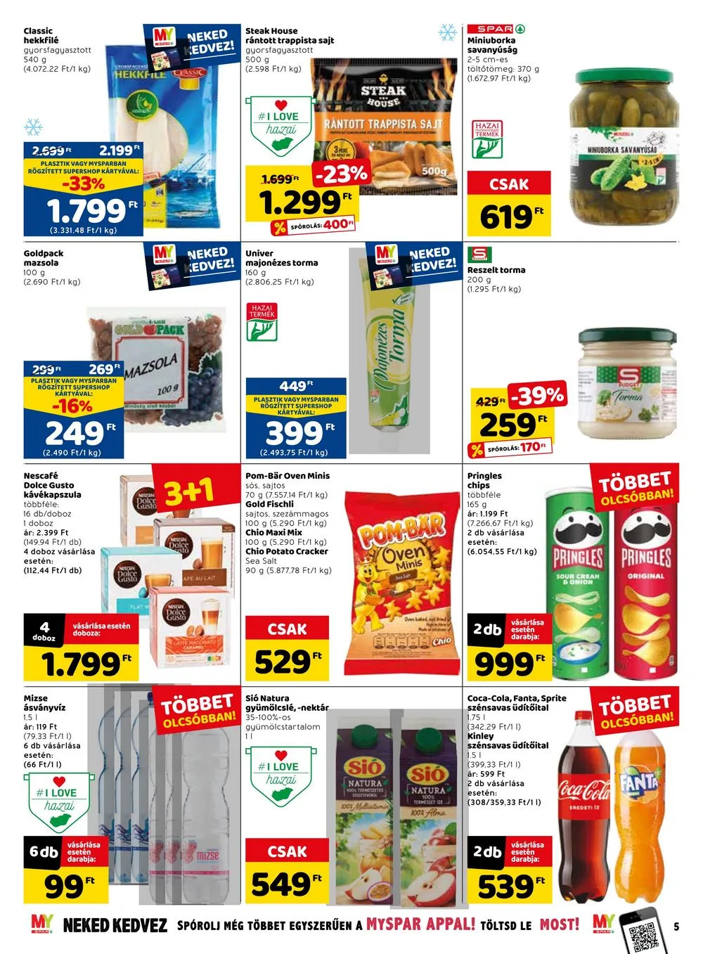 Spar akciós újság 04.05–04.08 – 5. oldal