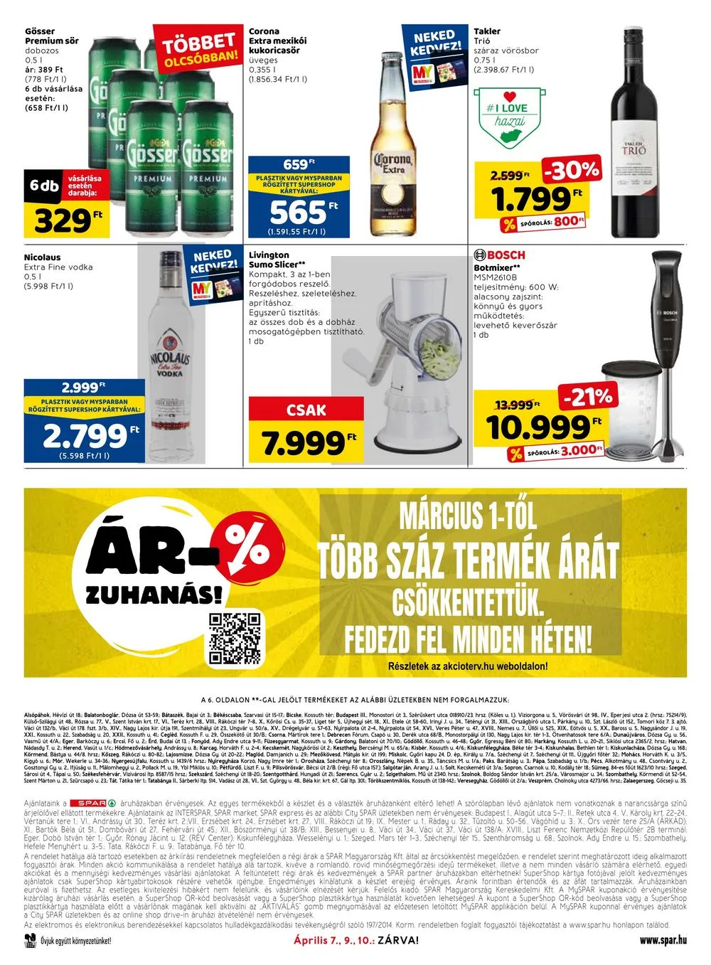 Spar akciós újság 04.05–04.08 – 6. oldal