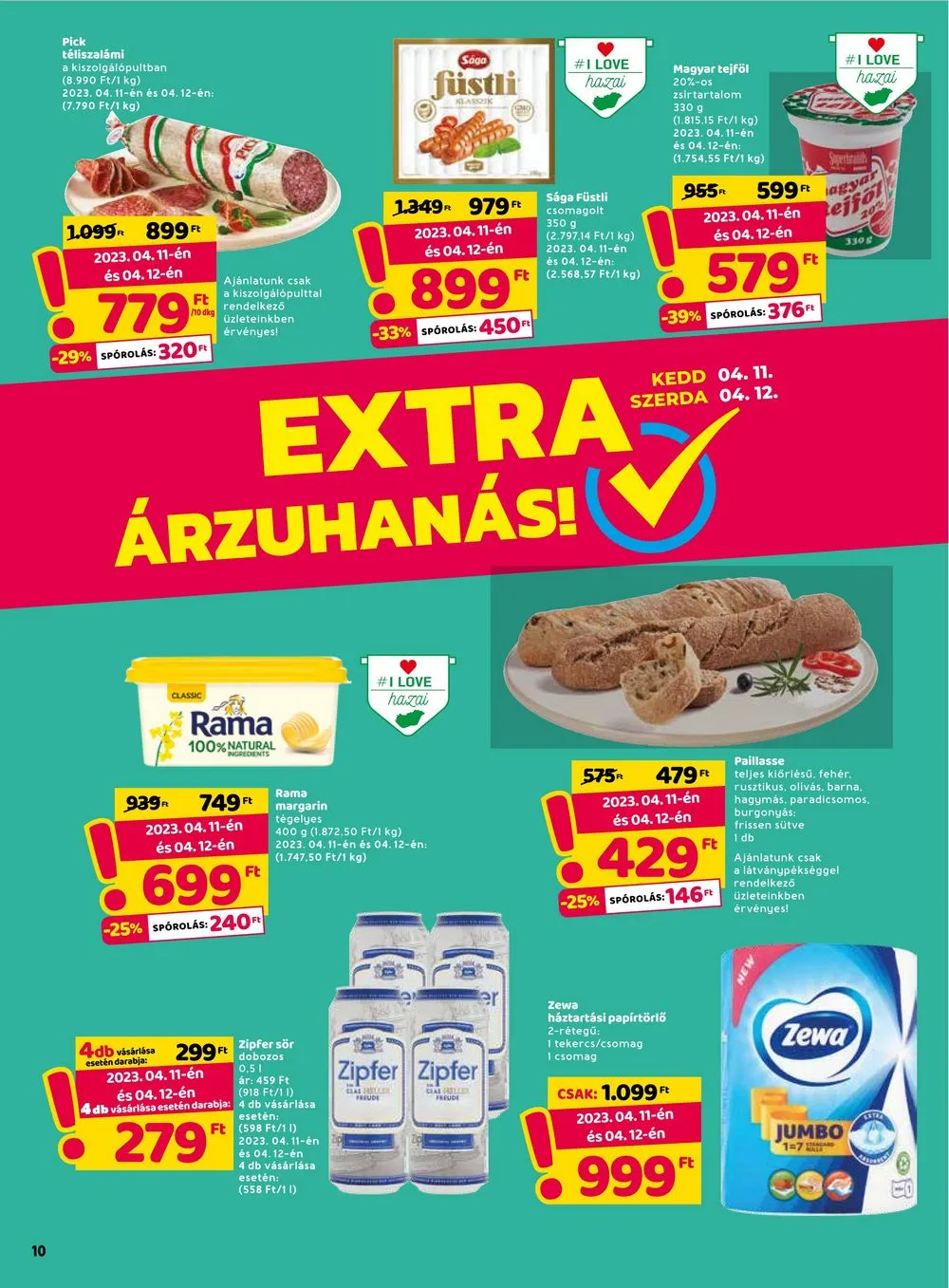 Spar akciós újság 04.05–04.12 – 10. oldal