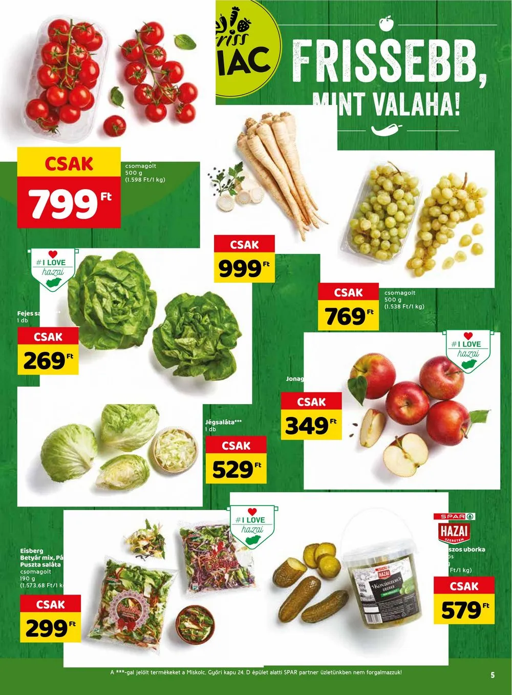Spar akciós újság 04.05–04.12 – 5. oldal