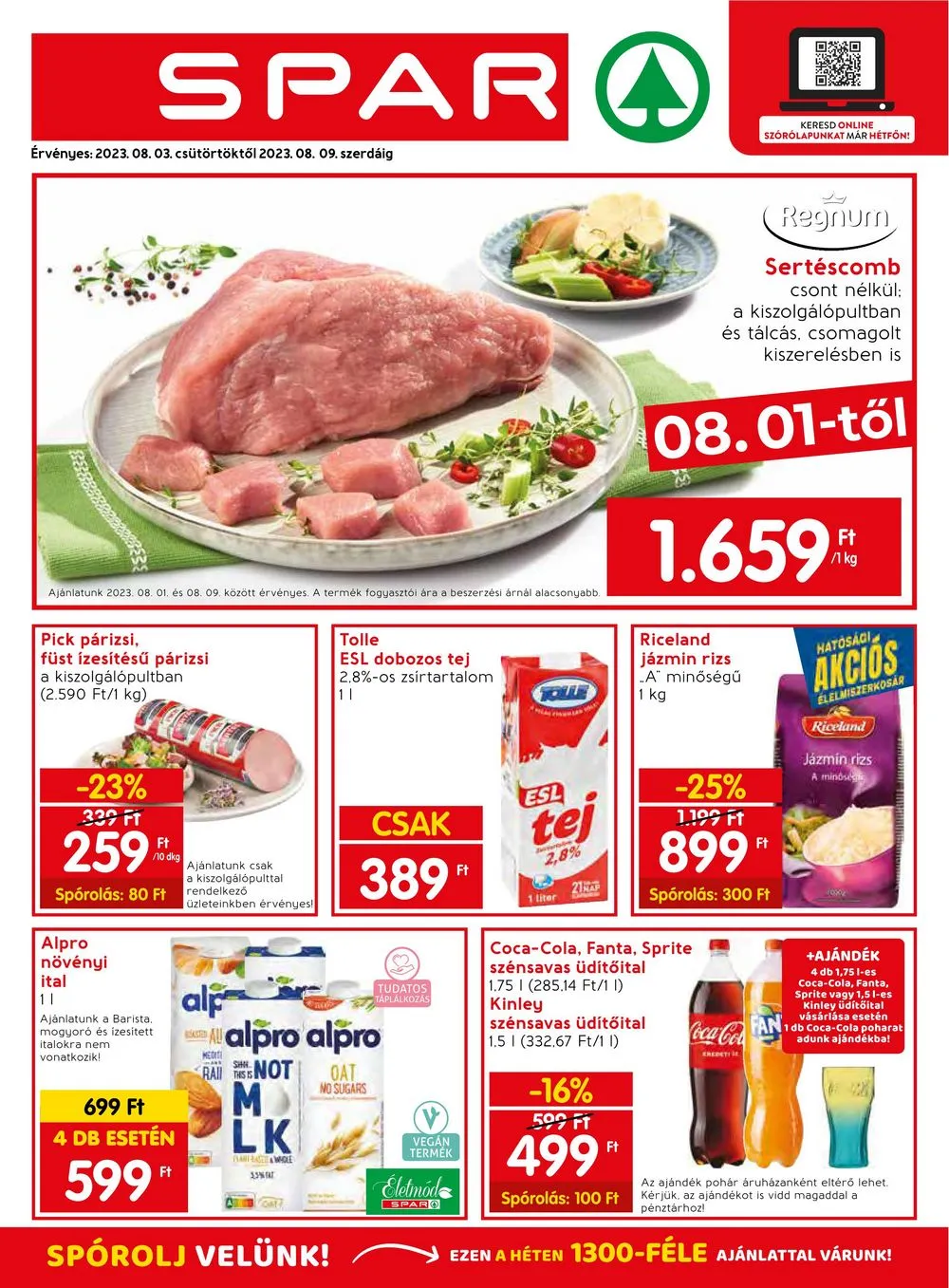Spar akciós újság 08.03–08.09