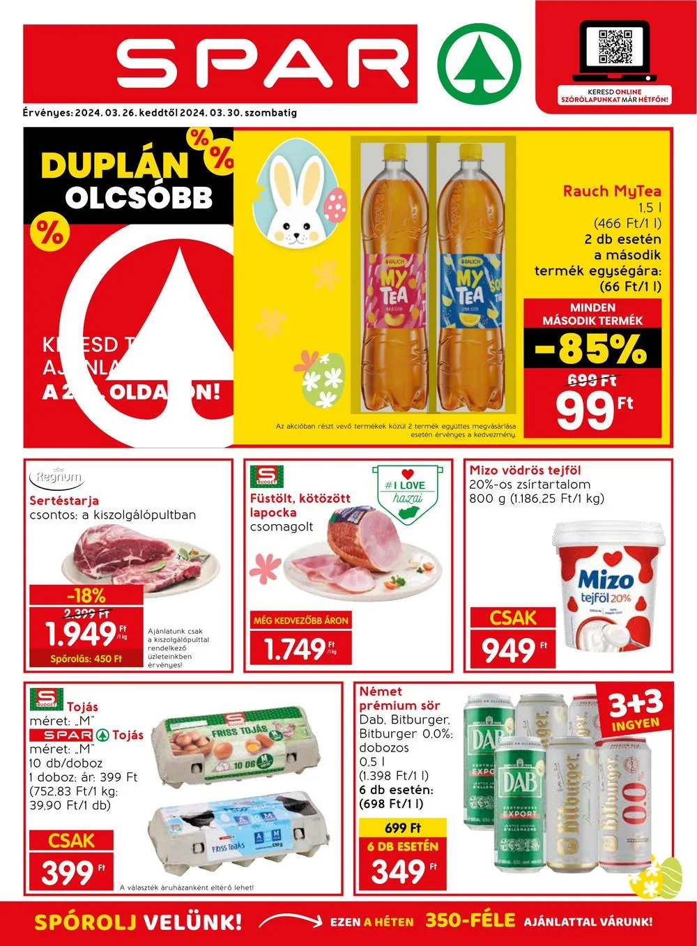 Spar akciós újság 03.26–03.30