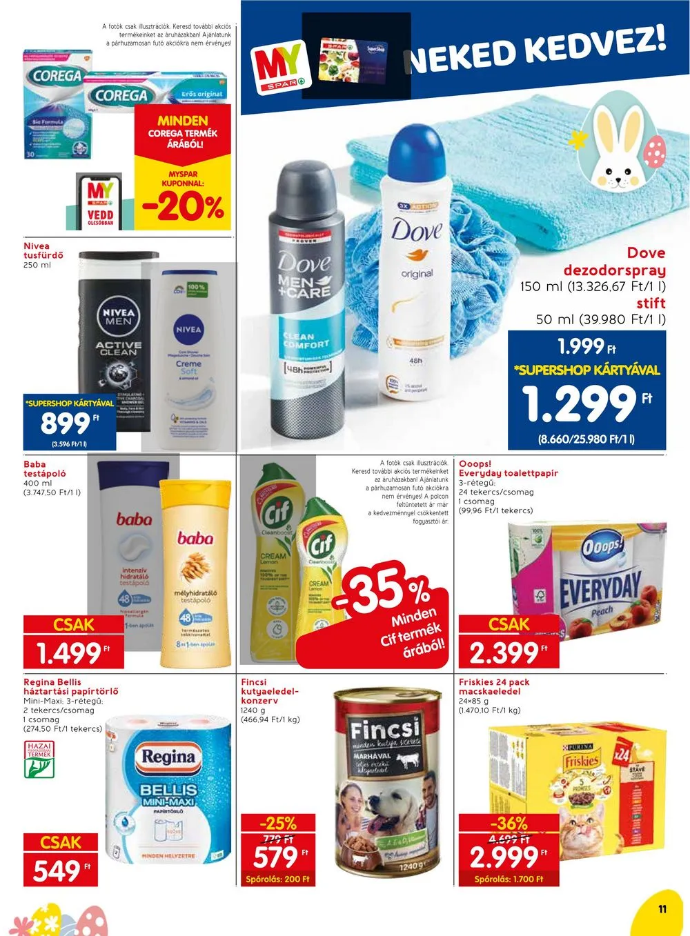 Spar akciós újság 03.26–03.30 – 11. oldal