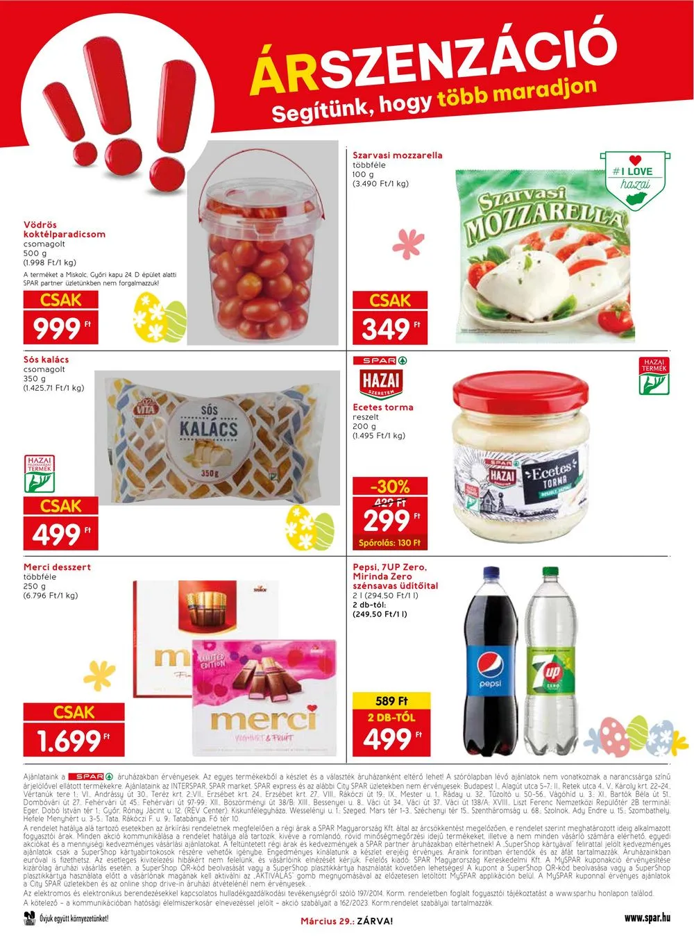 Spar akciós újság 03.26–03.30 – 12. oldal