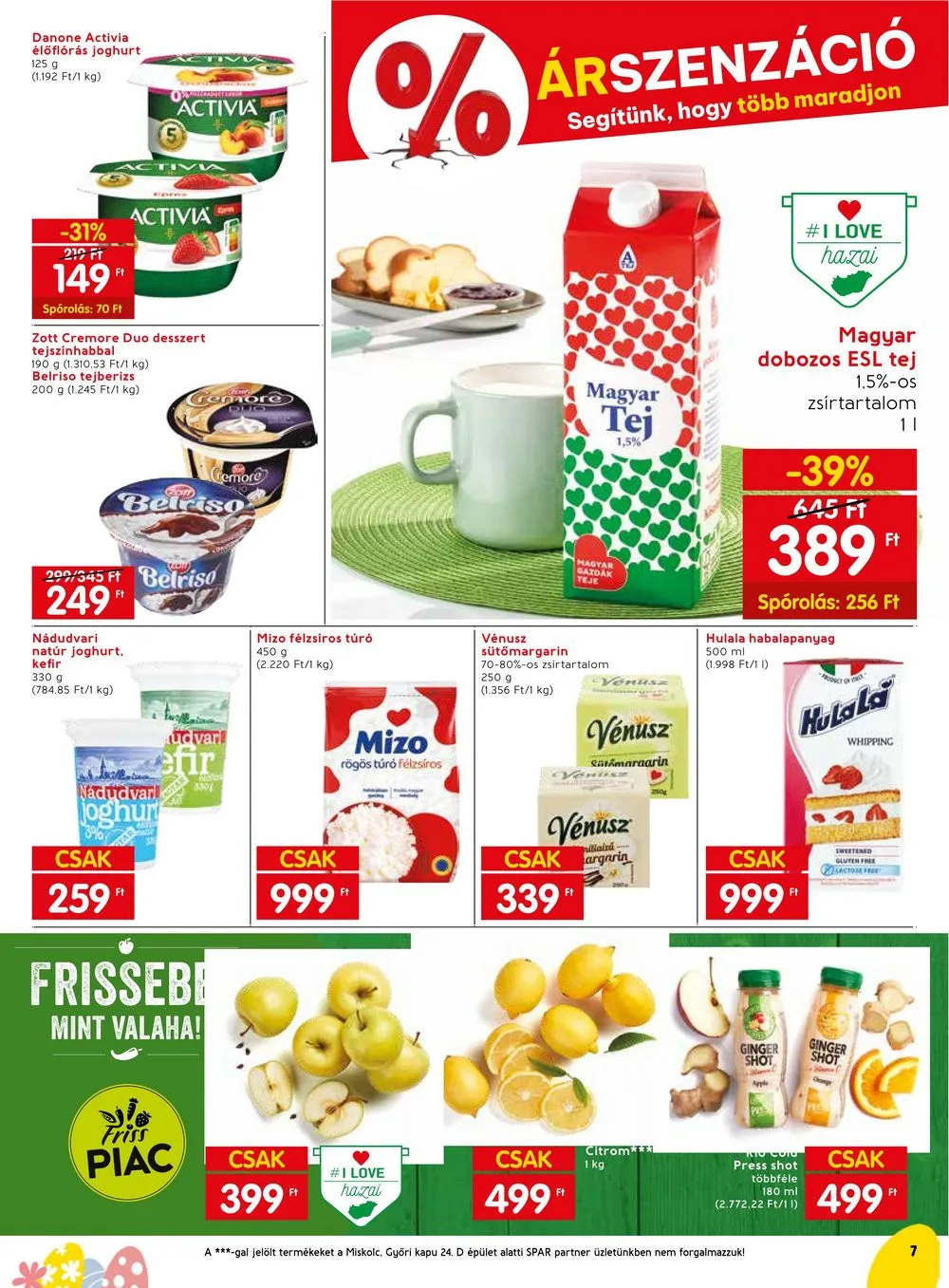 Spar akciós újság 03.26–03.30 – 7. oldal