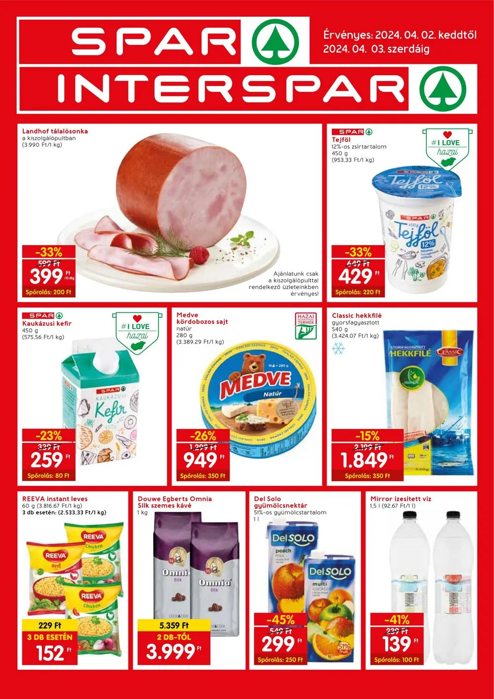 Spar akciós újság 04.02–04.03