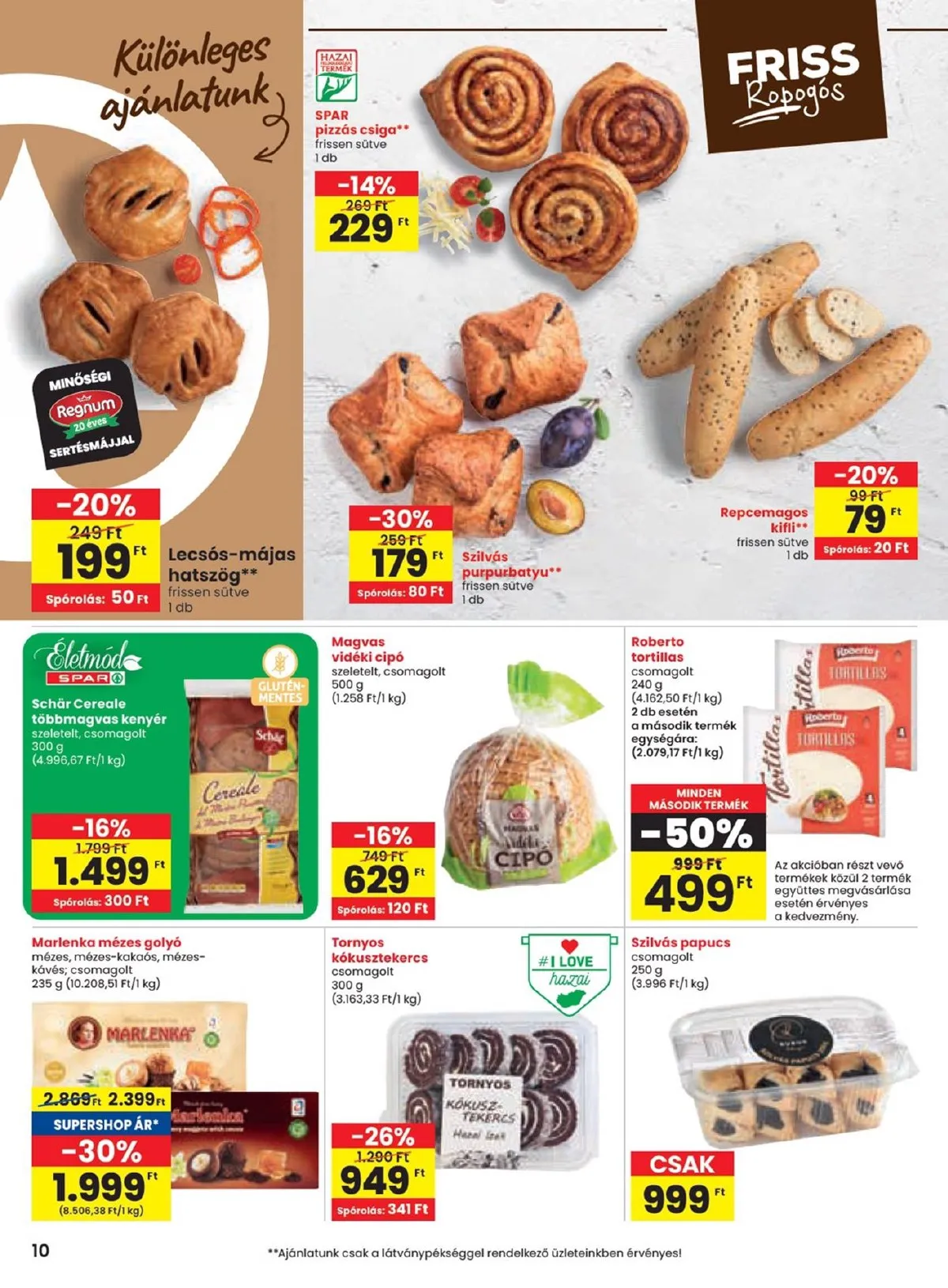Spar akciós újság 09.12–09.18 – 10. oldal