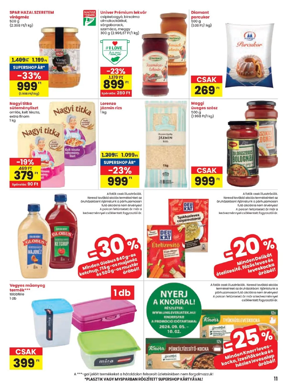 Spar akciós újság 09.12–09.18 – 11. oldal