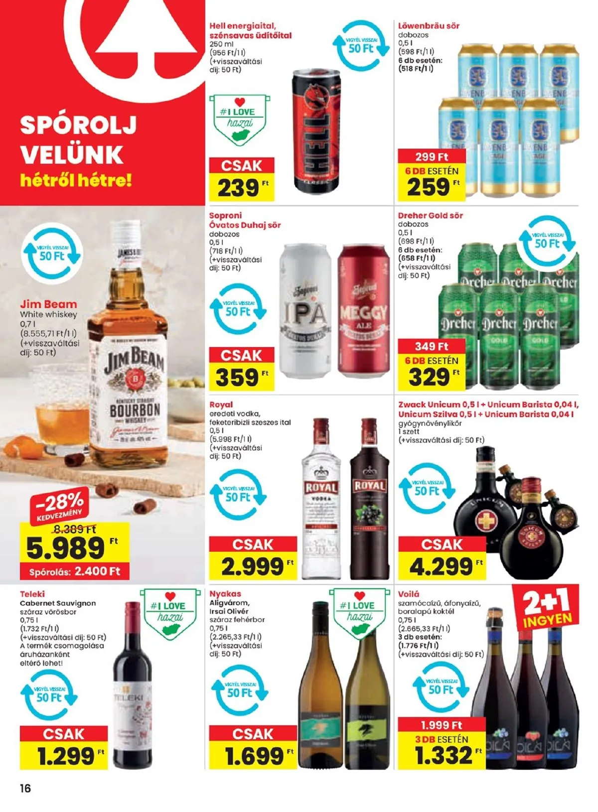 Spar akciós újság 09.12–09.18 – 16. oldal