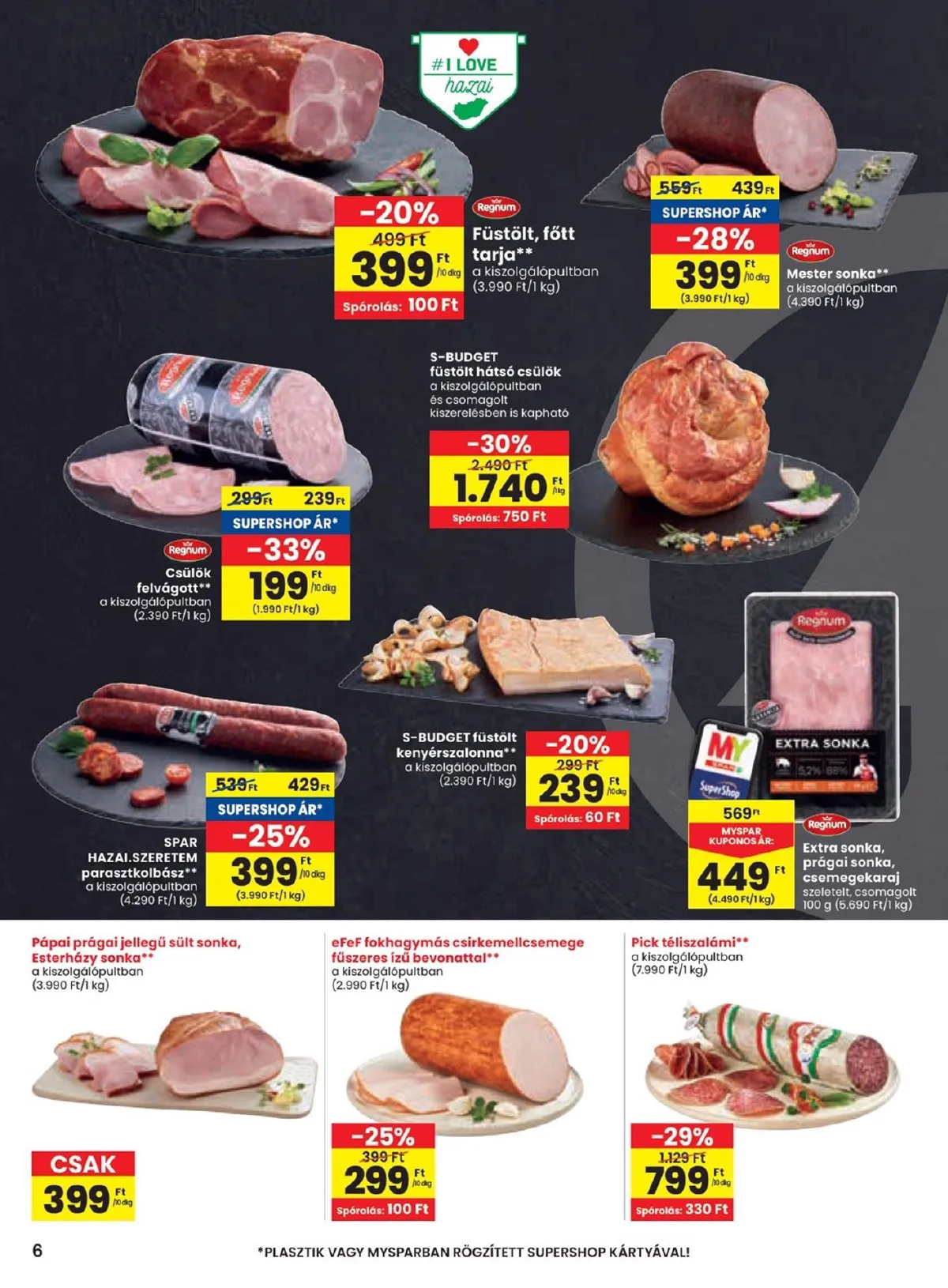 Spar akciós újság 09.12–09.18 – 6. oldal