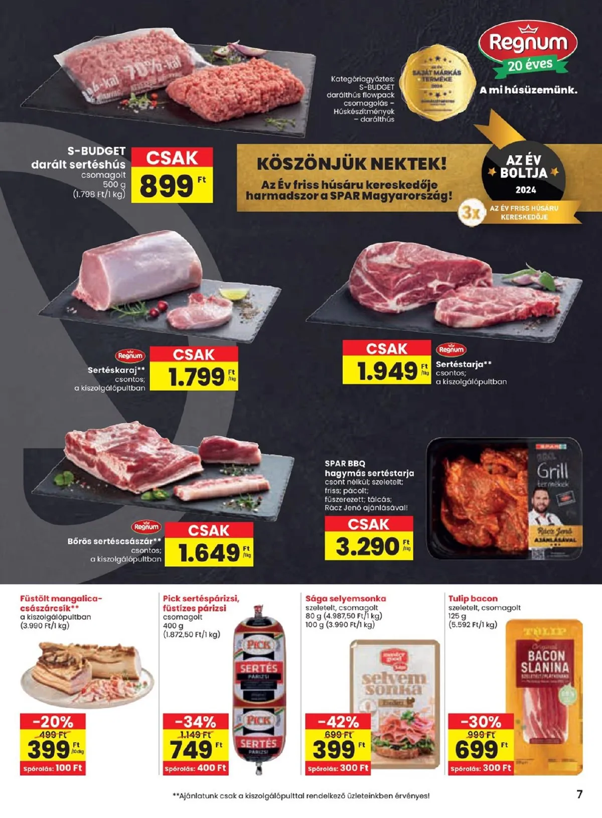Spar akciós újság 09.12–09.18 – 7. oldal