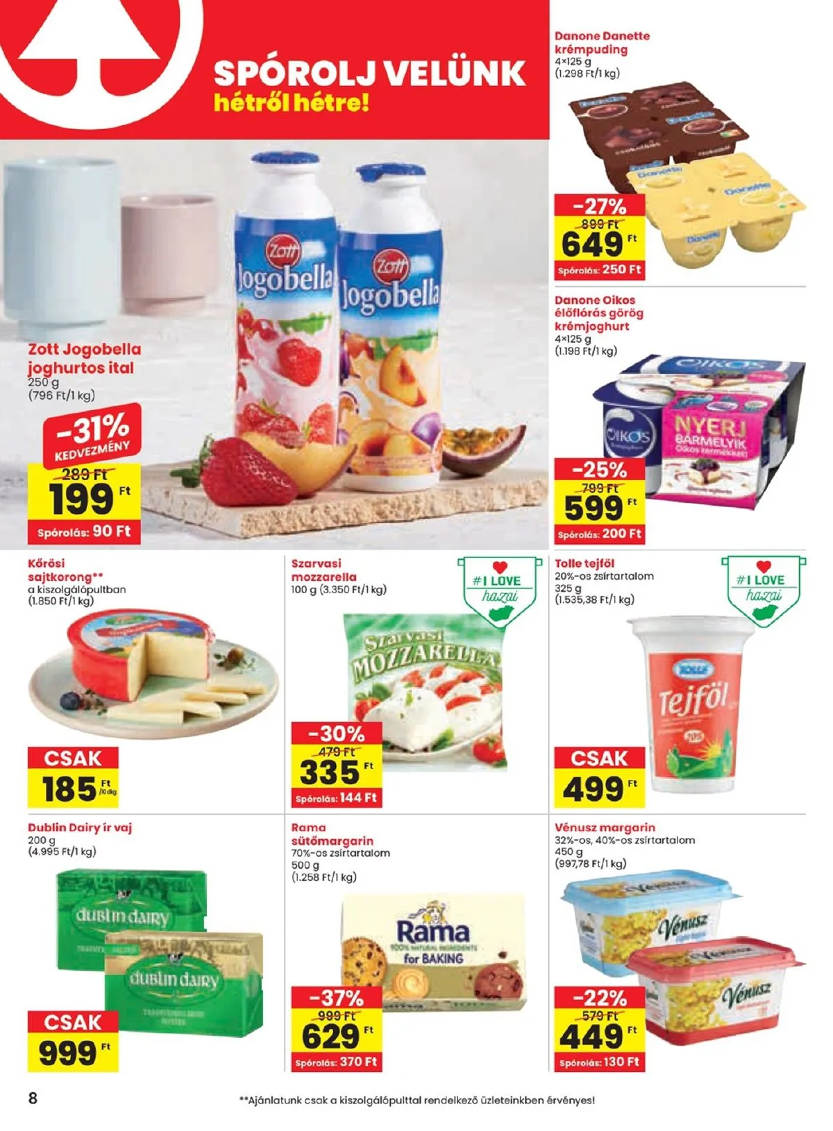 Spar akciós újság 09.12–09.18 – 8. oldal