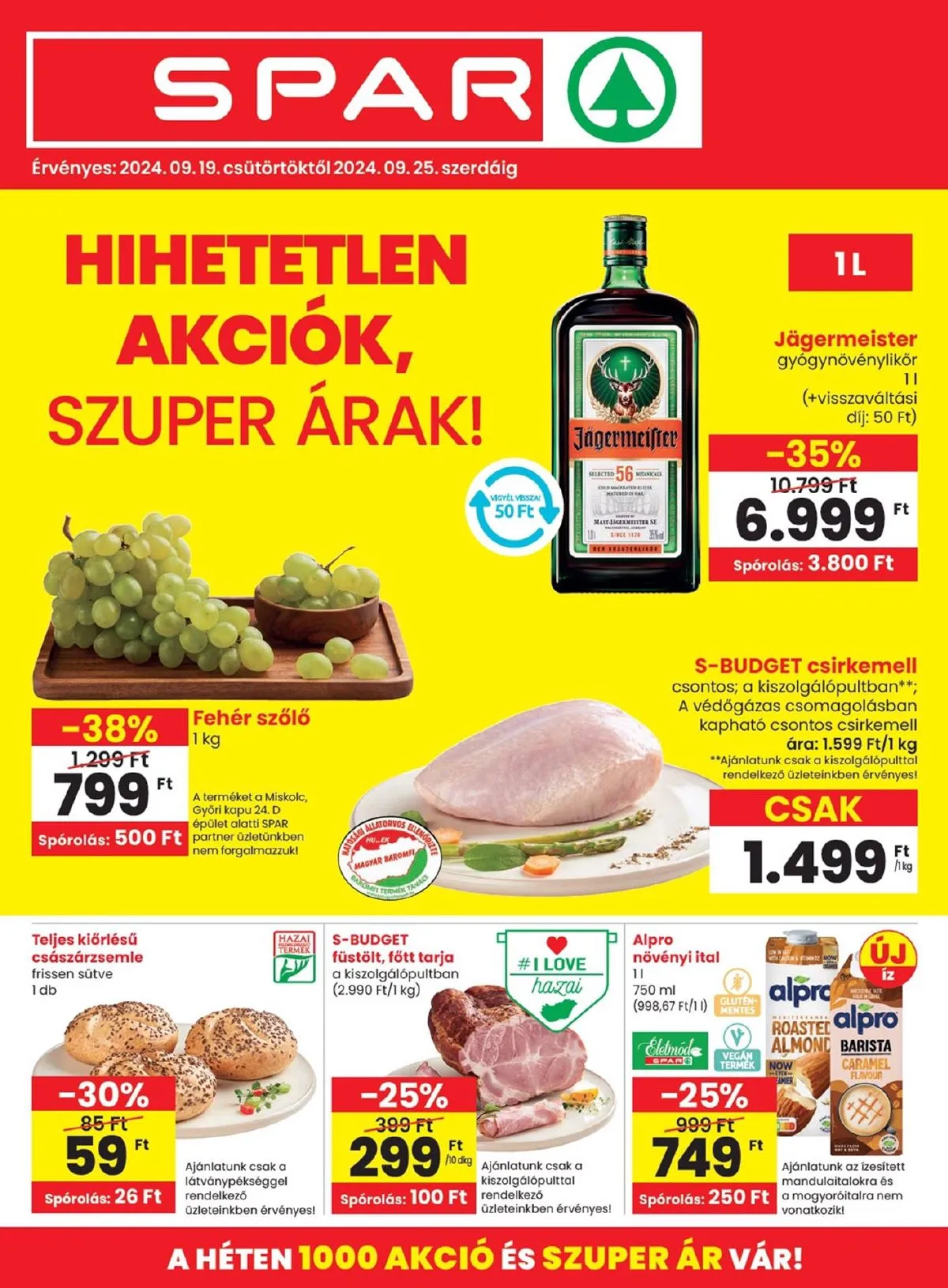 Spar akciós újság 09.19–09.25