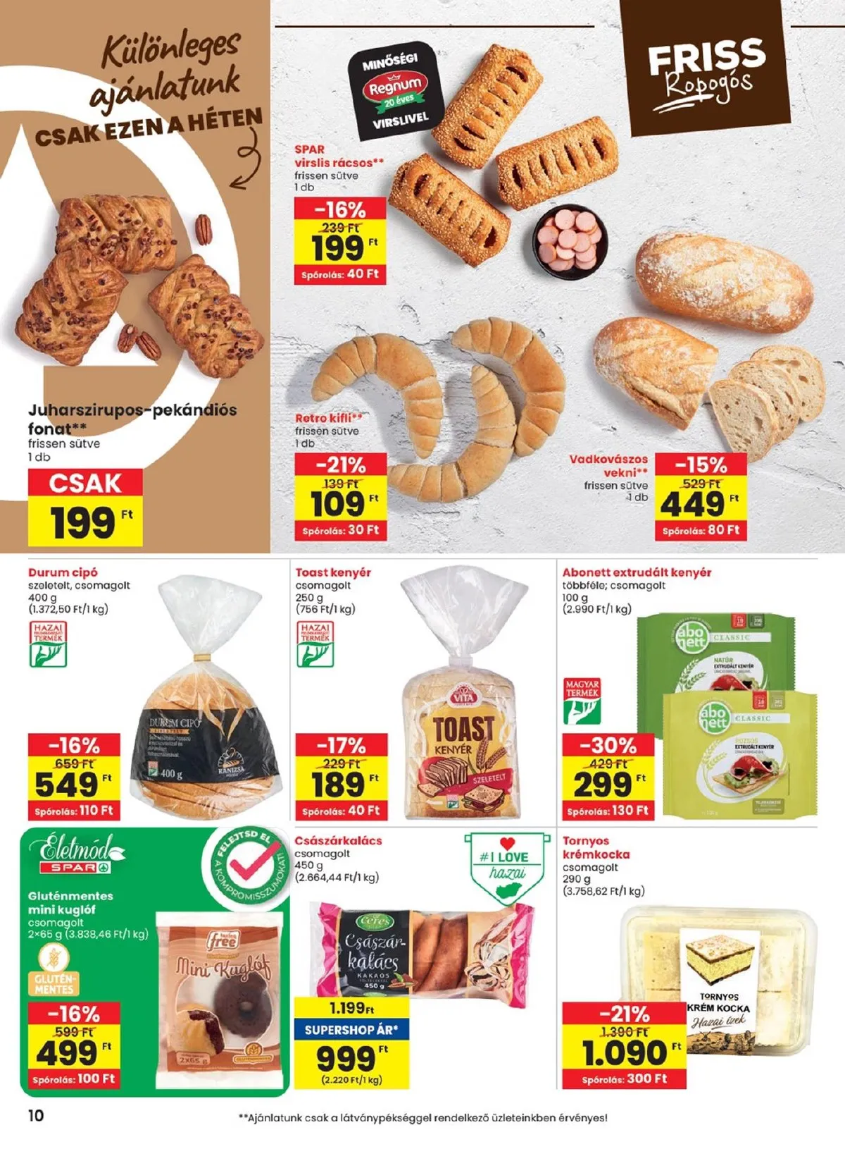 Spar akciós újság 09.19–09.25 – 10. oldal