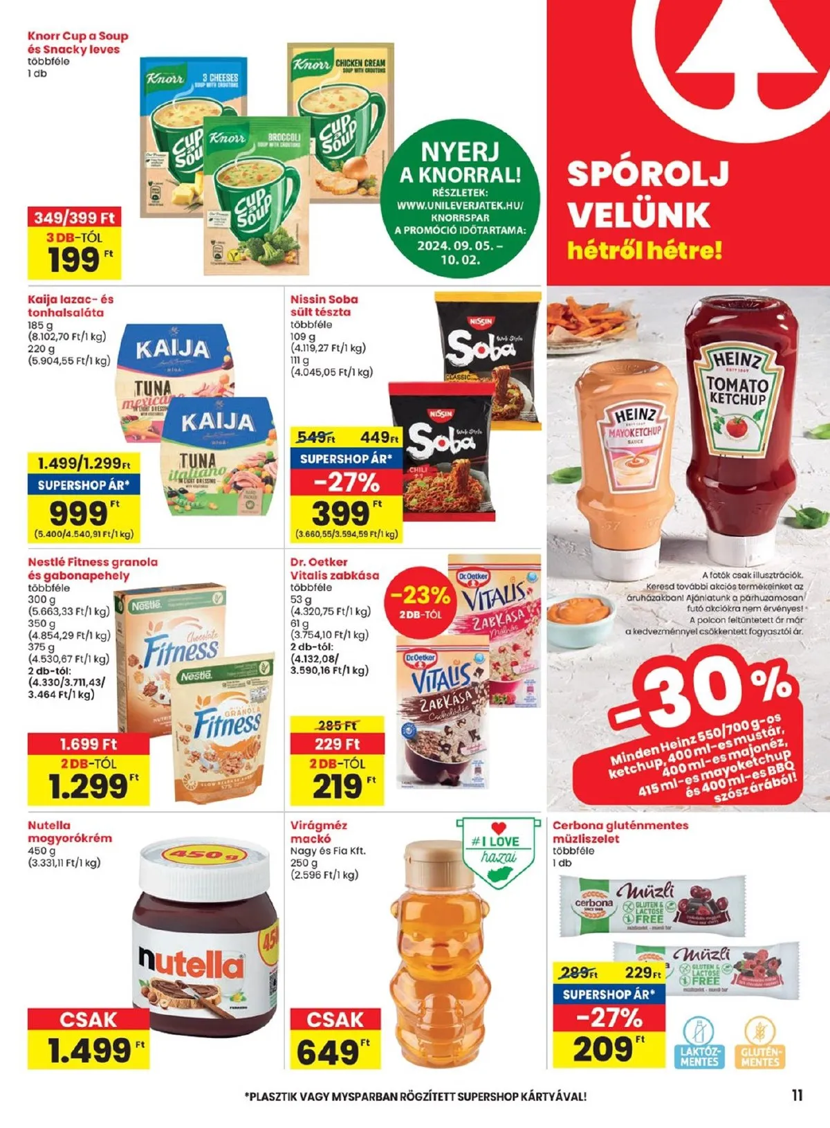 Spar akciós újság 09.19–09.25 – 11. oldal