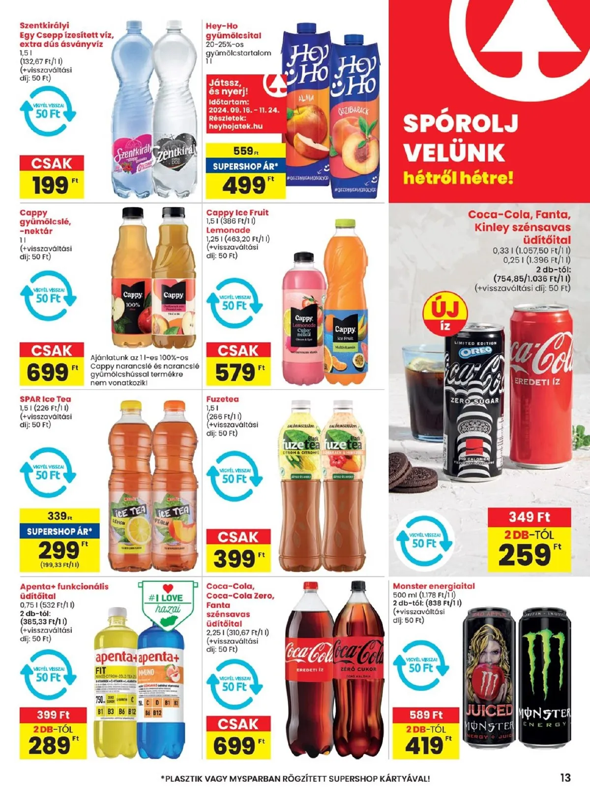 Spar akciós újság 09.19–09.25 – 13. oldal