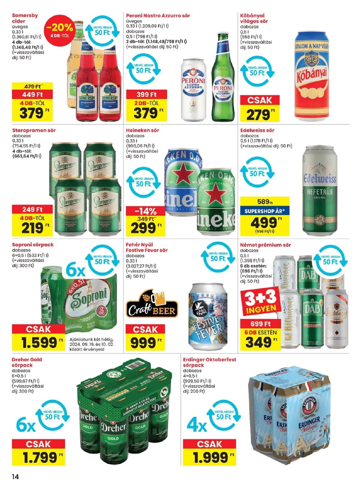 Spar akciós újság 09.19–09.25 – 14. oldal