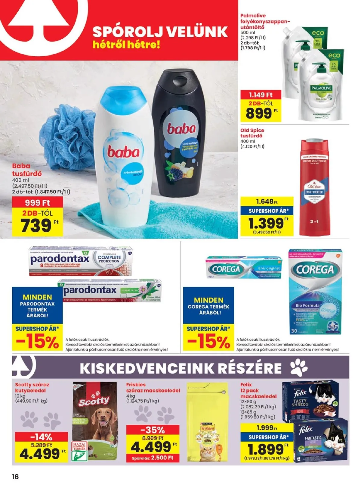 Spar akciós újság 09.19–09.25 – 16. oldal