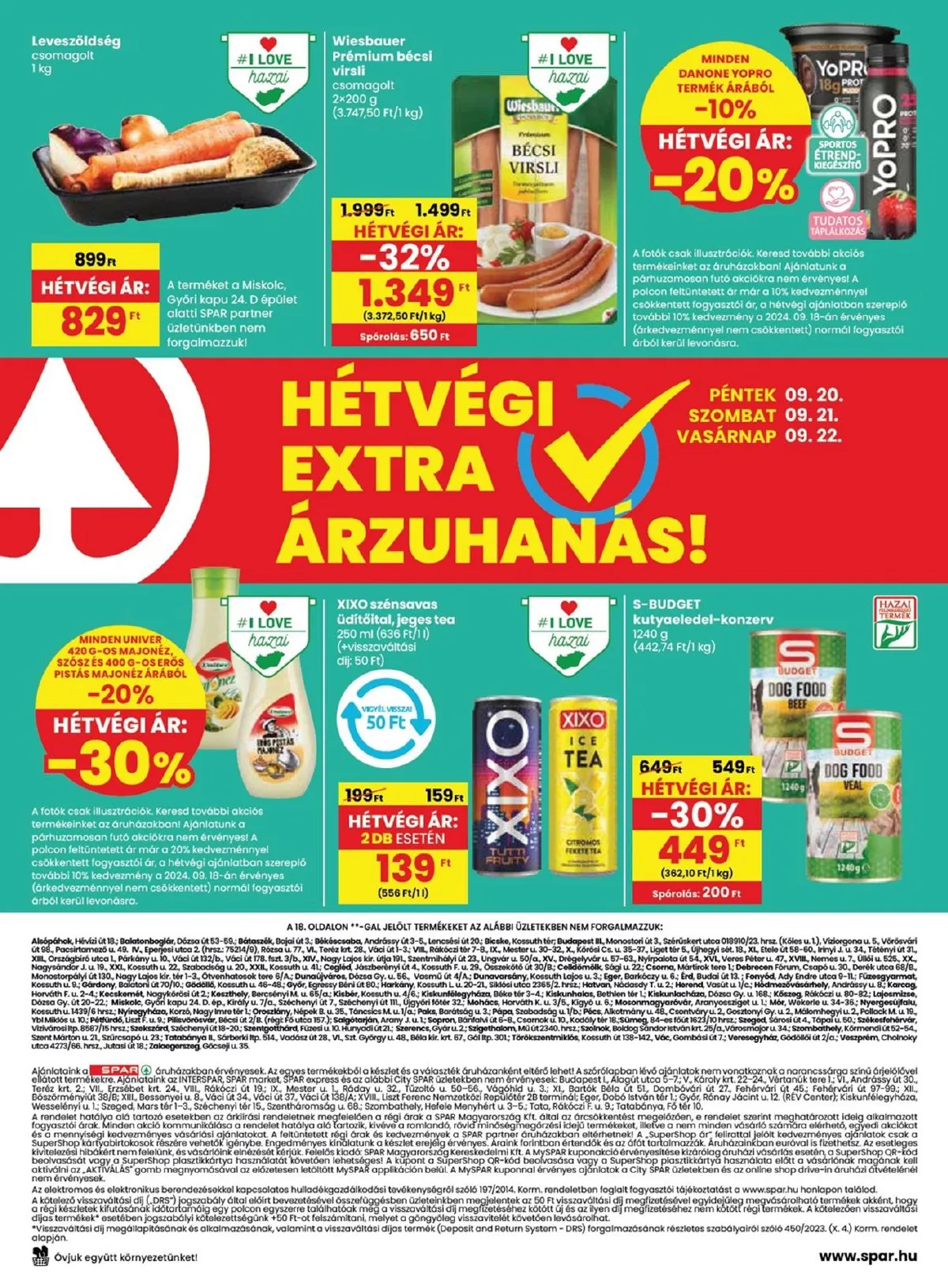 Spar akciós újság 09.19–09.25 – 19. oldal